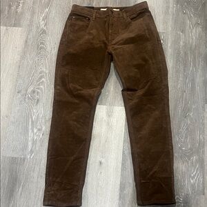 Banana Republic Men's Corduroy Pants in Rich Brown
